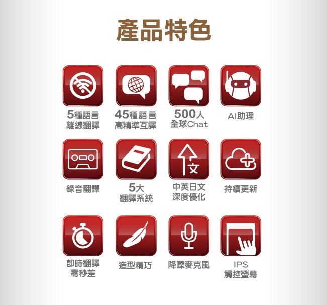 Wi-Fi 雲端 AI 翻譯機 2