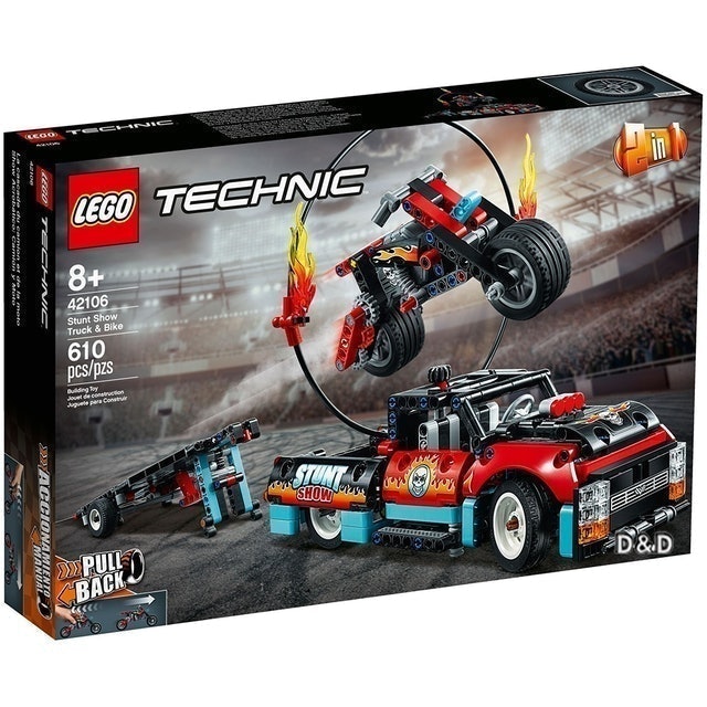 LEGO TECHNIC 特技表演卡車&摩托車 1