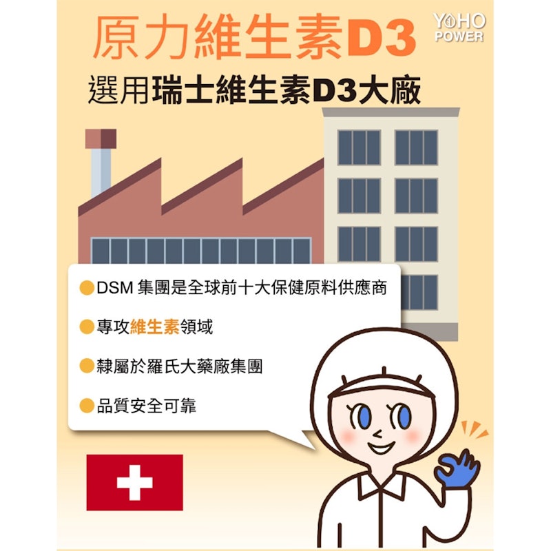 原力維生素D3錠 2
