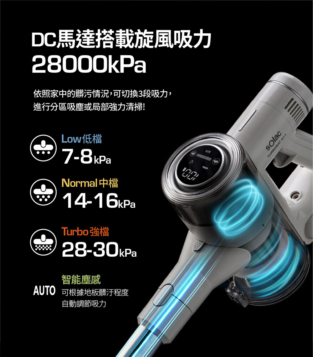 電動濕拖無線吸塵器 3