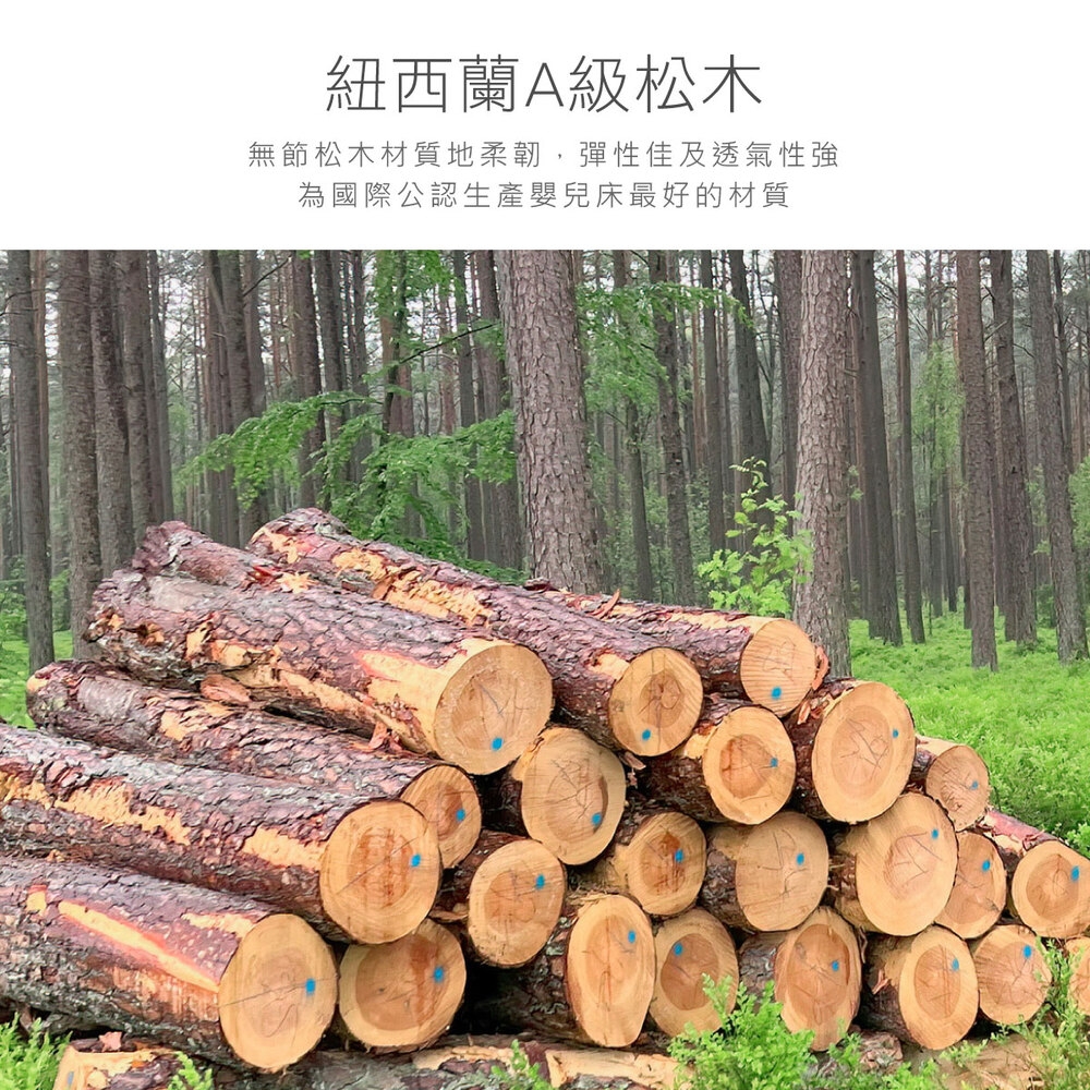 PLUS 原木嬰兒床全罩式蚊帳 3