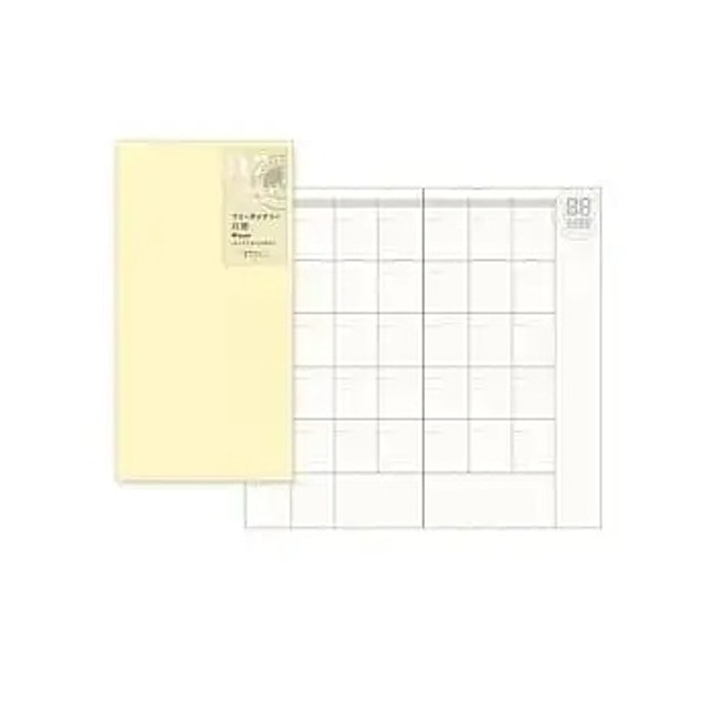Traveler’s Notebook Refill補充系列 017月間手帳 1