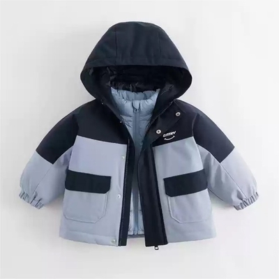 山系兒童3效能防水透氣防風耐磨連帽二件式外套 1
