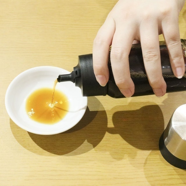 iwaki 日本耐熱玻璃不鏽鋼蓋醬油罐 6
