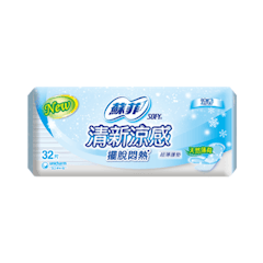 2. 蘇菲 清新涼感超薄護墊 14cm