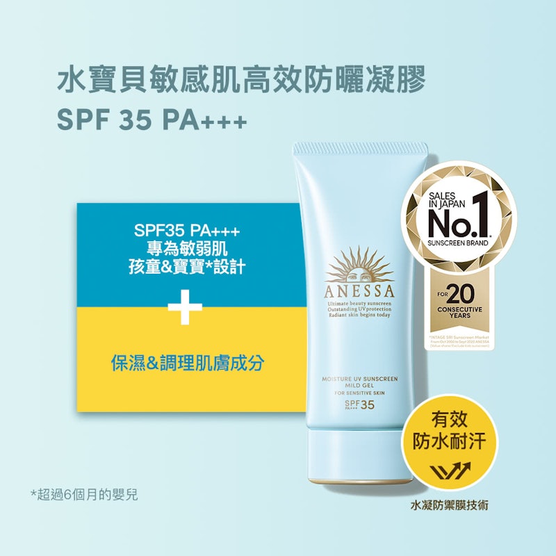水寶貝敏感肌高效防曬凝膠N 2