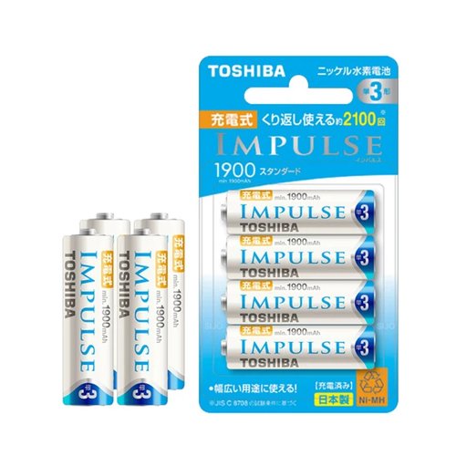 IMPULSE 低自放充電電池 1