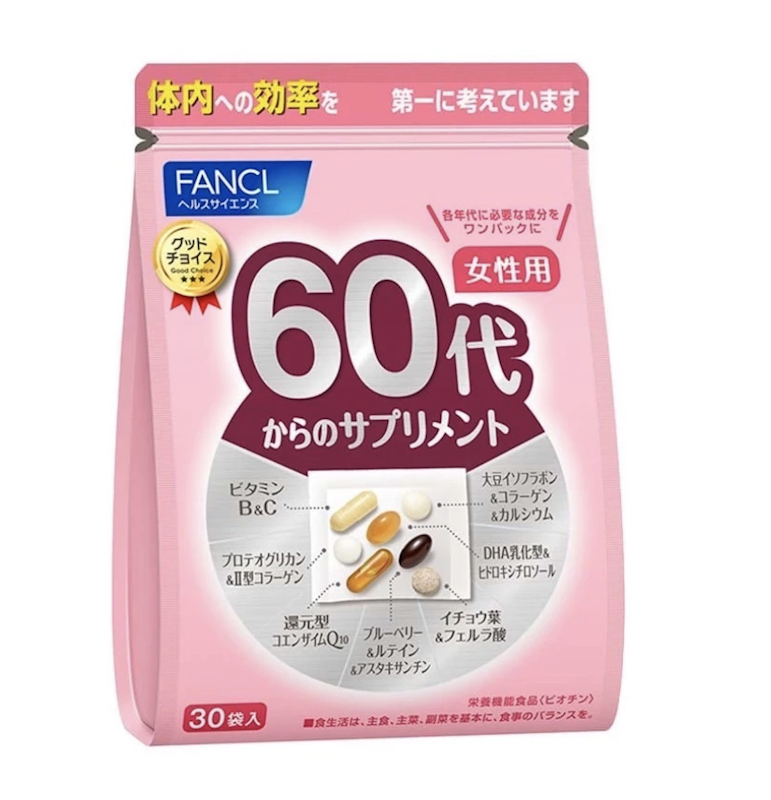 60歲以上女性專用綜合營養補給品 1