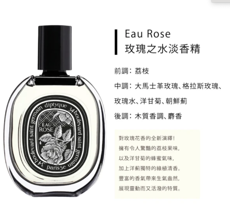 玫瑰之水淡香精 2