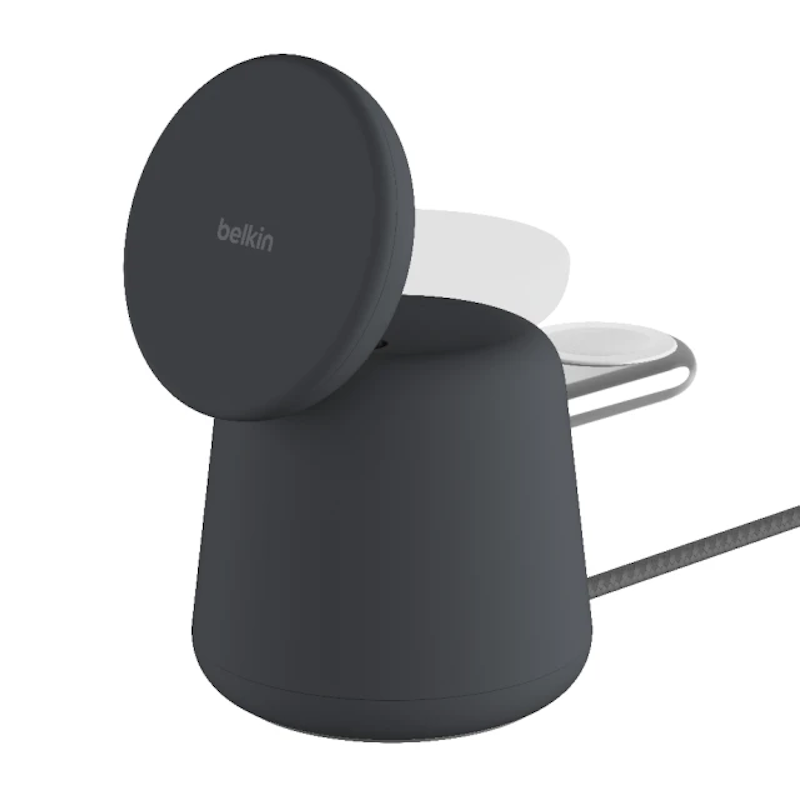 BoostCharge Pro MagSafe 2合1無線快速充電底座 1