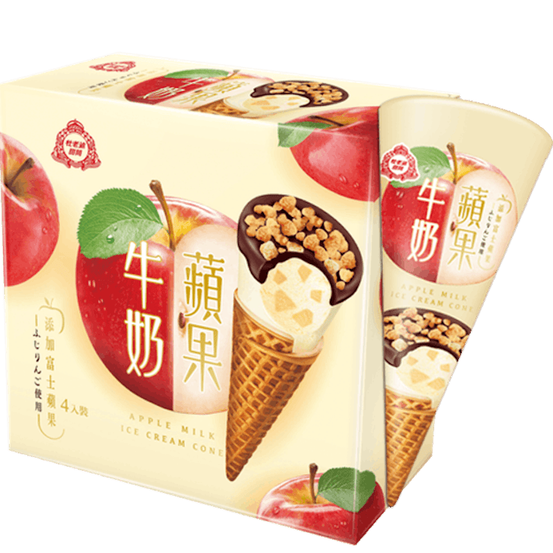 蘋果牛奶冰淇淋 1