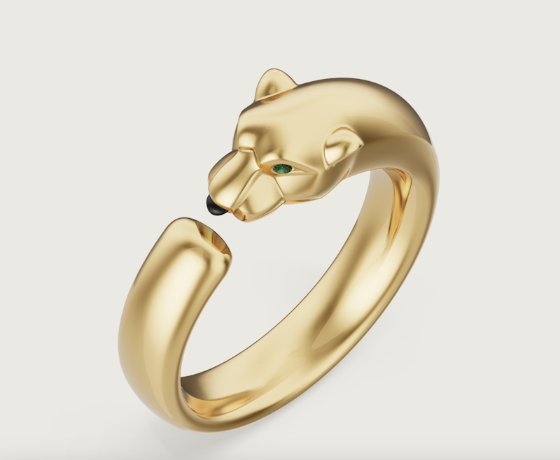 Panthère de Cartier 美洲豹戒指 1
