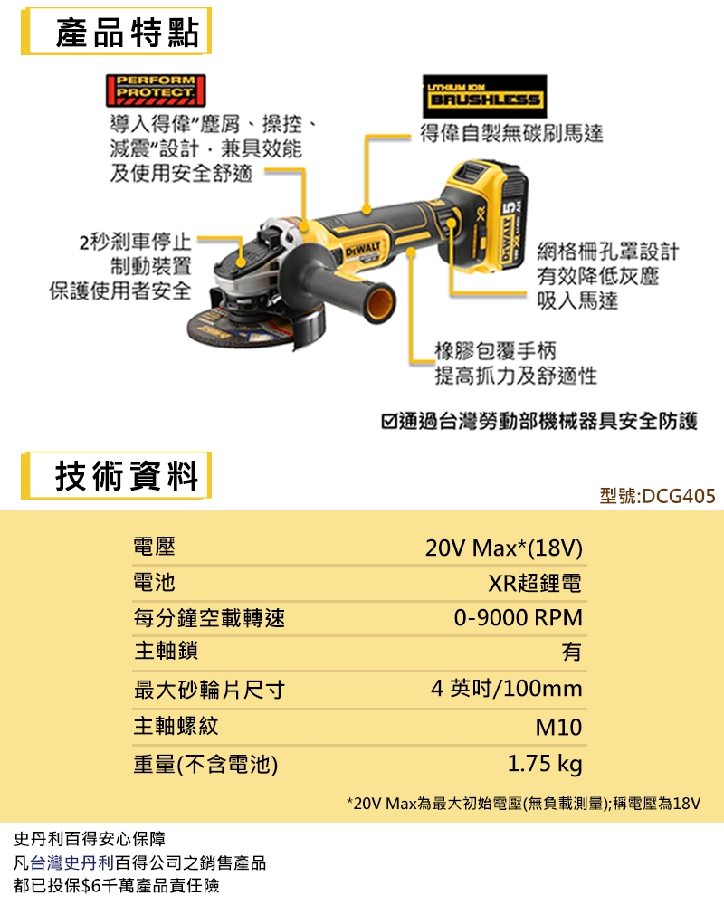 無碳刷砂輪機 3