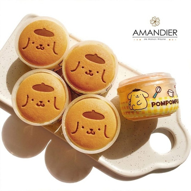 4. AMANDIER雅蒙蒂文創烘焙禮品 布丁狗牛奶布丁燒 /4入 1