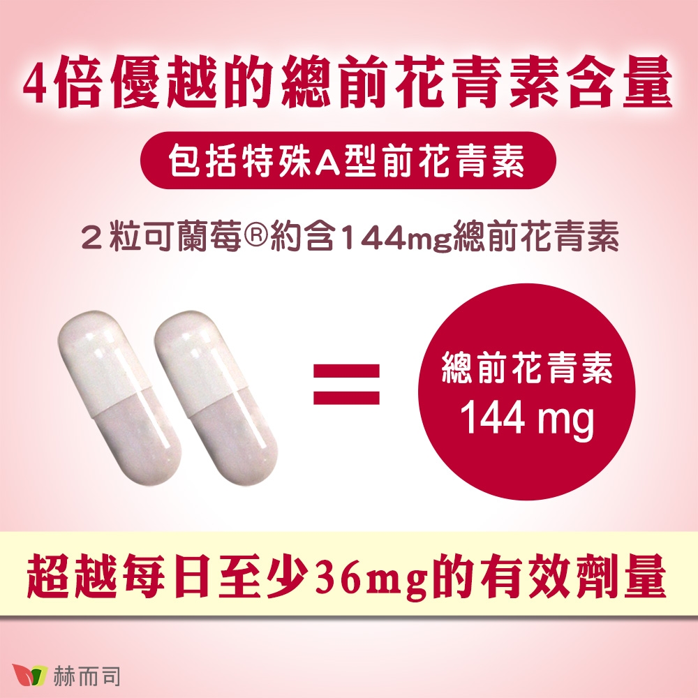 可蘭莓超濃縮蔓越莓錠 2