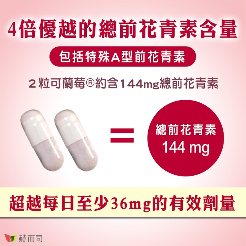 可蘭莓超濃縮蔓越莓錠 2