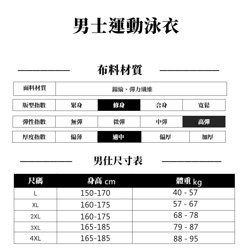 男士泳褲 3