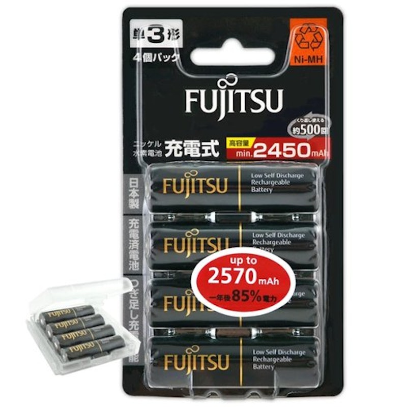 低自放電高容量充電電池 1