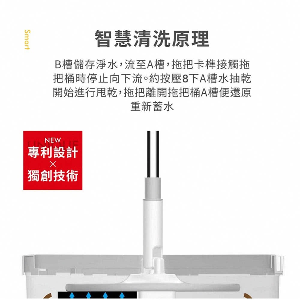 極省水平板拖把組2代PLUS 3