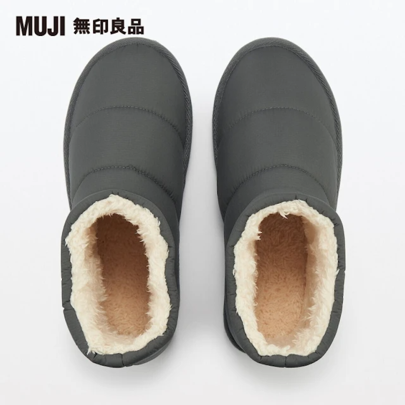 撥水加工內裏絨毛短靴 1