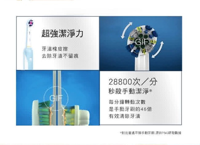 亮白3D電動牙刷 3