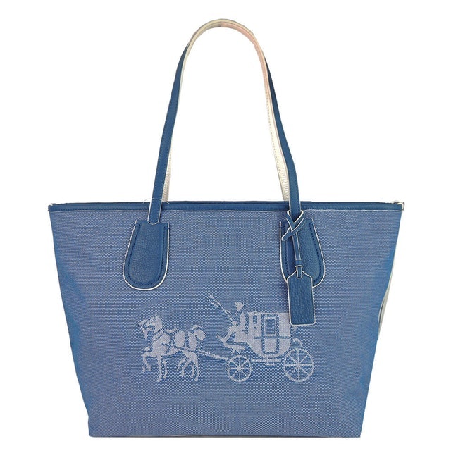 馬車LOGO帆布托特包 1