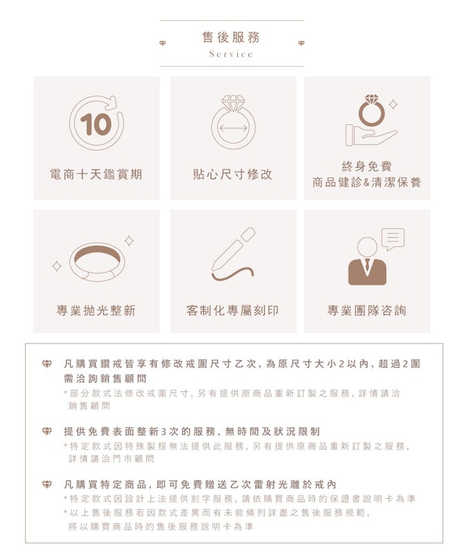 鉑金戒指白金釘子 3