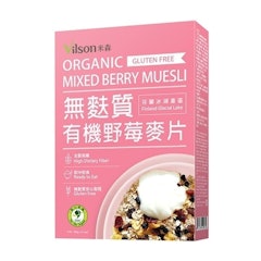 有機無麩質野莓麥片