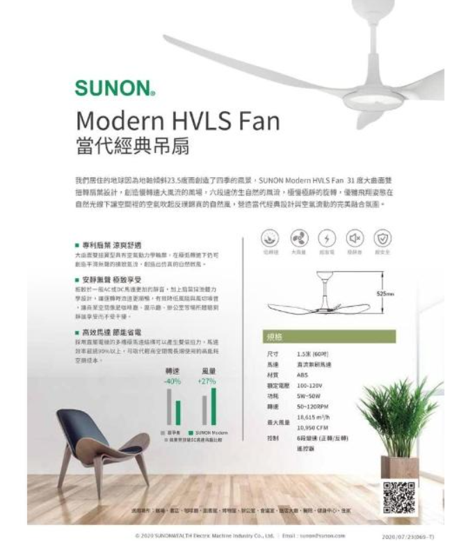 Modern HVLS Fan 吊扇 3