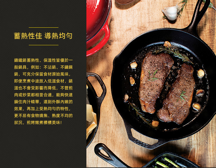 圓形鑄鐵平底煎鍋烤盤 2