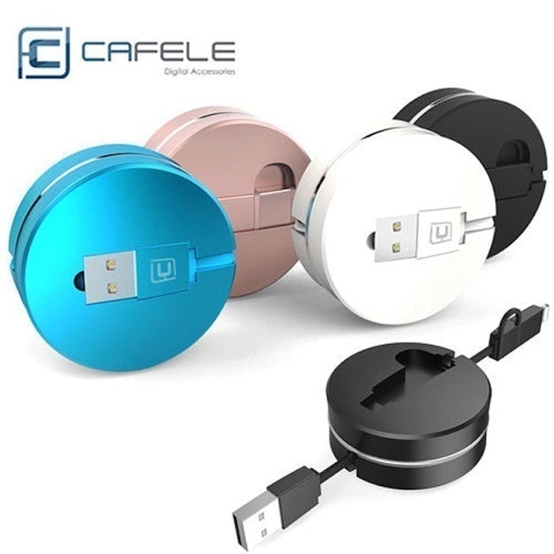 二合一伸縮傳輸充電線 1