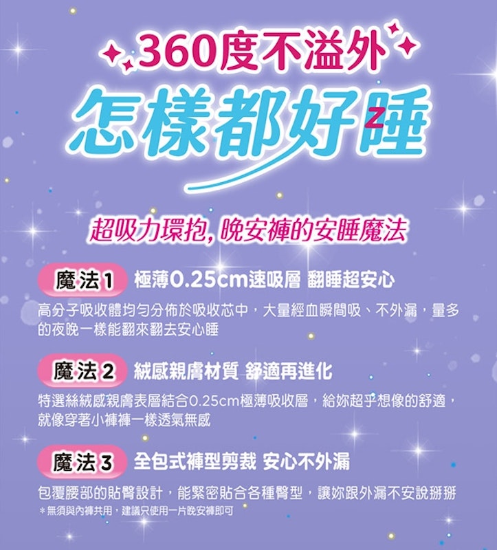 極吸好眠晚安褲 2