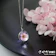 Sayaka紗彌佳 桃花朵朵永生花造型項鍊 1