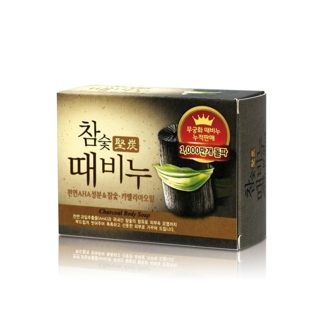 汗蒸幕黑木炭去角質搓仙皂 1