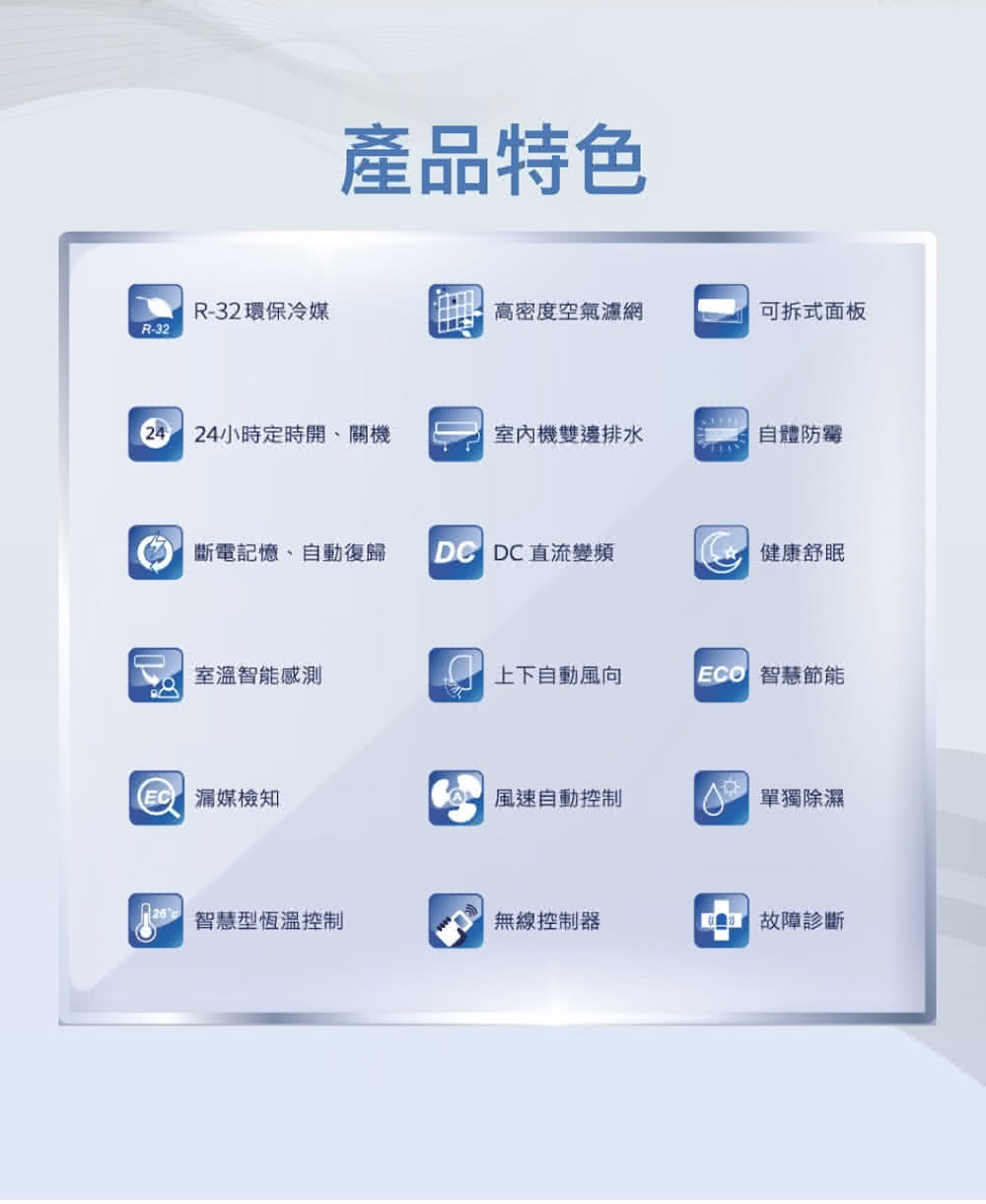 一級變頻冷暖分離式 2