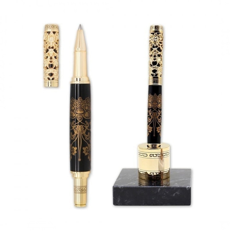 故宮聯名款 金番花鋼珠筆 1