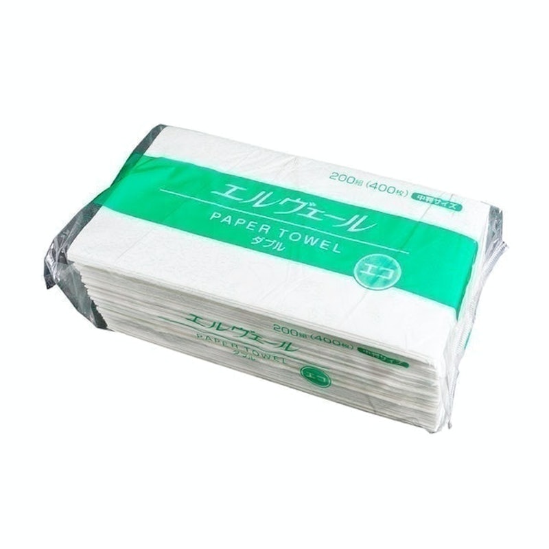 El veil 環保雙層餐巾紙 200抽(中尺寸) 1