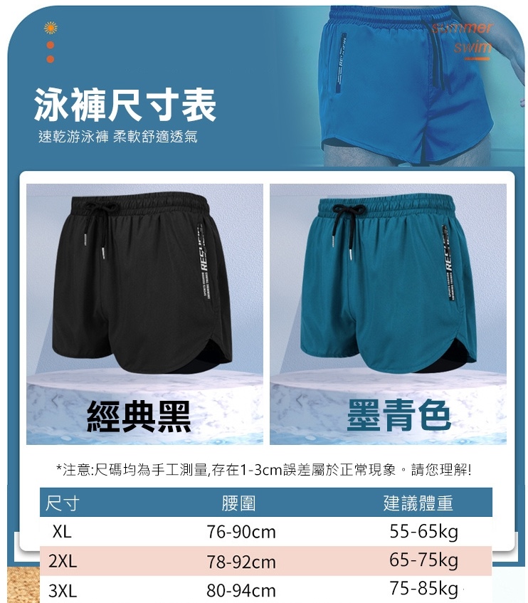 兩用沙灘游泳褲 3
