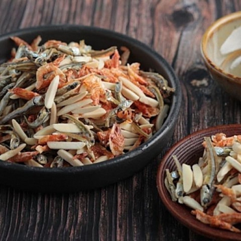 櫻花蝦杏仁小魚乾 1