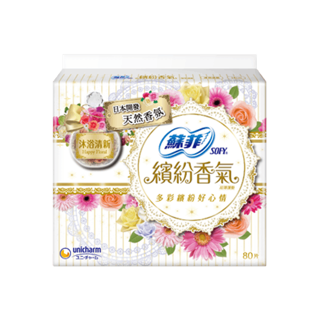 6. 蘇菲 繽紛香氣沐浴清新護墊 1