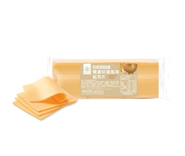精選切達風味起司片 1