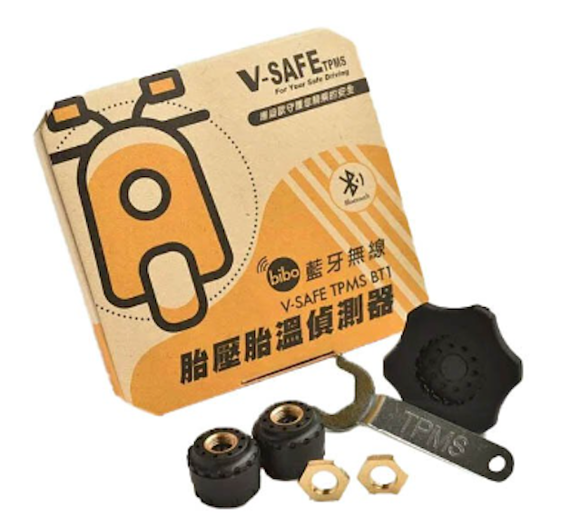 機車藍牙無線胎壓胎溫偵測器 1