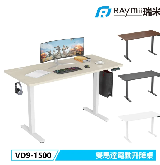 雙馬達時尚電動升降桌 3