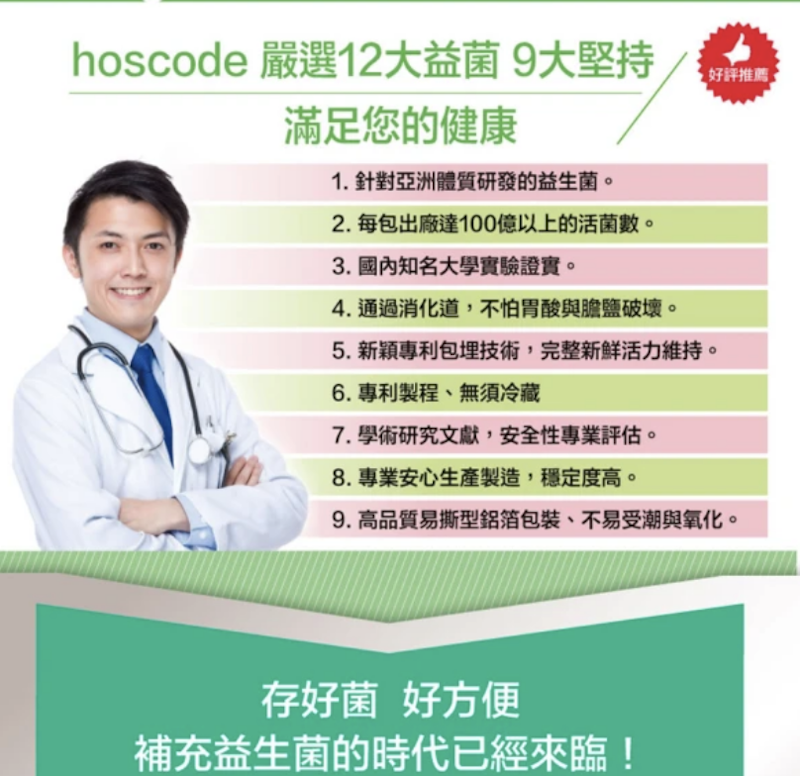 Hoscode 蔓越莓益生菌 2