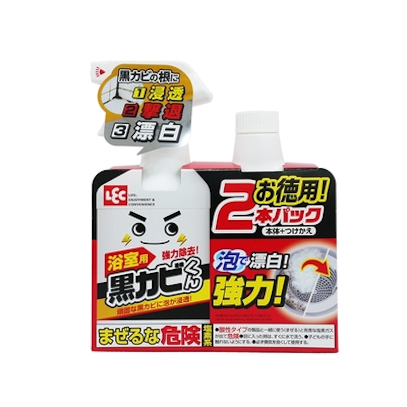 黑霉君浴廁專用鹼性漂白泡沫除霉清潔劑 1