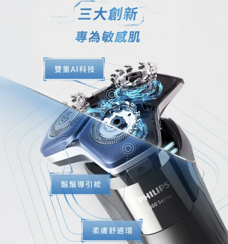 乾濕兩用電鬍刀 3