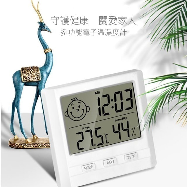 溫控表情立／掛式電子溫濕度計 1