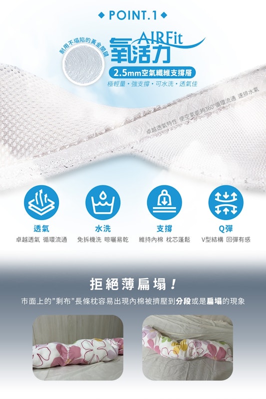 AIRFit 石墨烯側睡枕 2