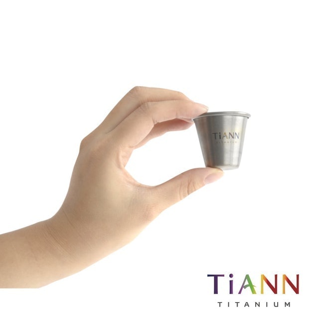 純鈦一口杯/迷你鈦杯 1
