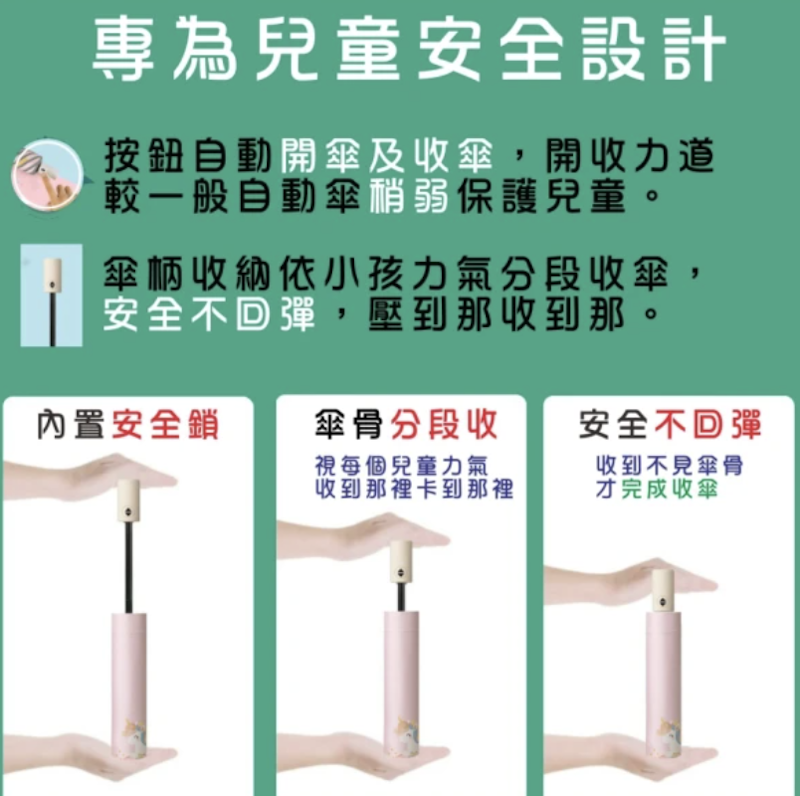 兒童自動傘 2